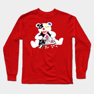 Trippy clown bear here to give you a scare Long Sleeve T-Shirt